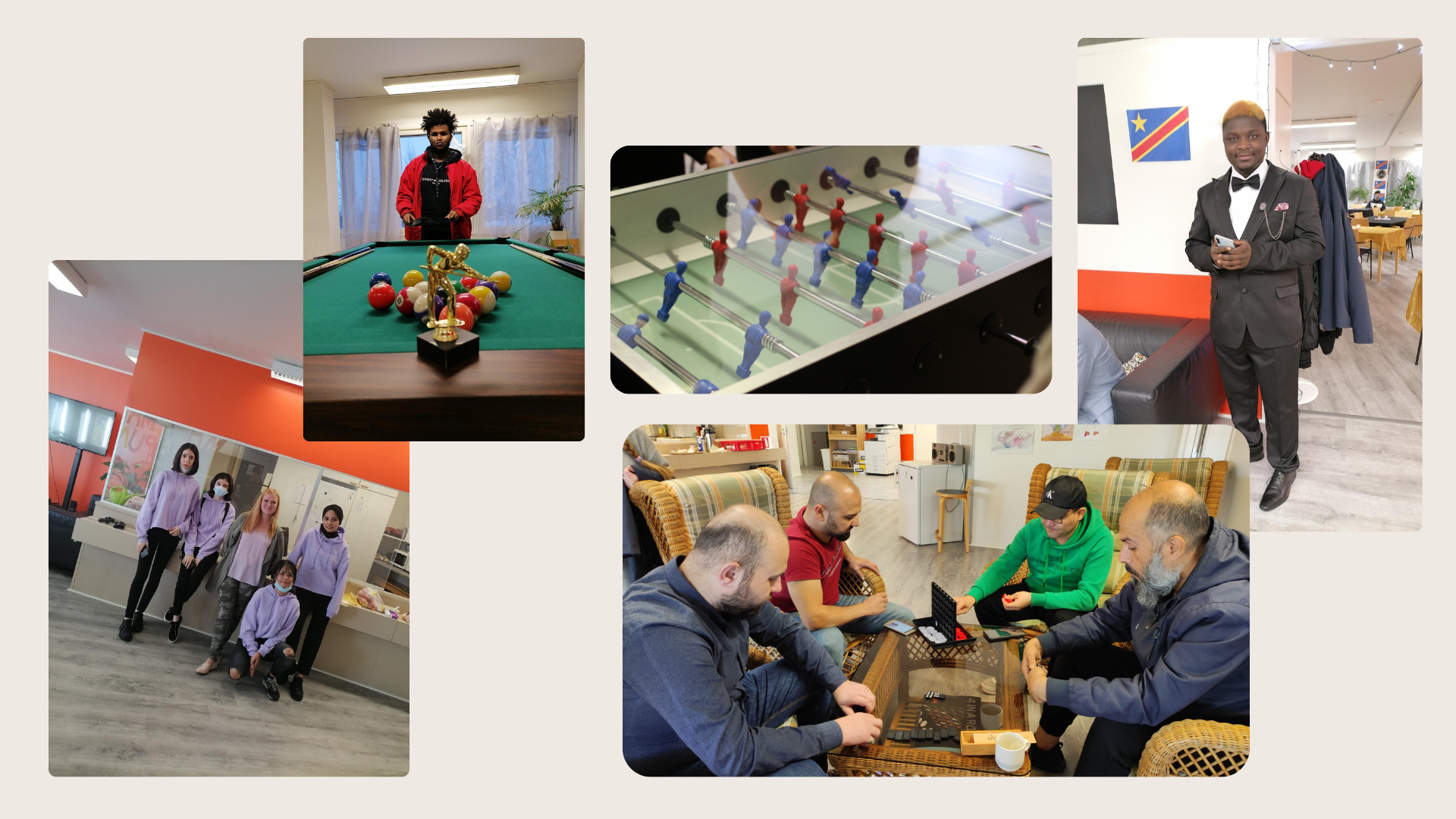 Colorful Modern Best Friend Photo Collage