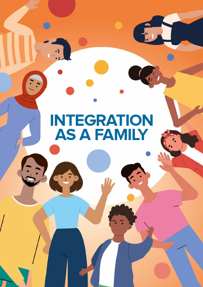 Koko perhe kotoutuu Eng kansi